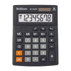 калькулятор Brilliant BS-208NR настільний 10,3х13,7х3,1см.  (40/80)