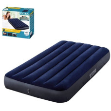 велюр. матрац 99х191х25см., до 136кг., синій, в кор.  64757  (4)