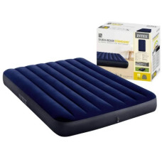 велюр. матрац 137х191х25см., до 272кг., синій, в кор.  64758  (3)