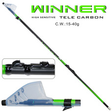 вудлище з кільцями Winner 6м.  SF24094  (25)