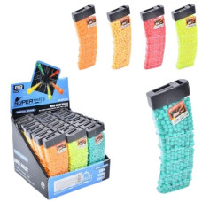 кульки пластикові 6мм. в колбі 5,5х16х2см., 24шт. в диспл. 24х11,5х19см.  TD2023132  (24/192)