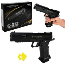 пістолет металевий з кульками в кор. 28х21,6х5,3см.  С-312  (18/36)