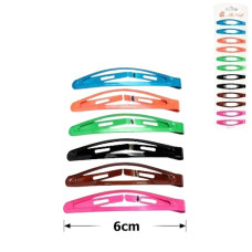 шпилька-"тік-так" глянцева кольорова 6см.  А 1033-15-23А (003145)  (12)