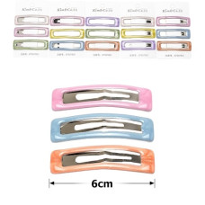 шпилька-"тік-так" глянцева кольорова 6см. з напиленням  А 1933-66Y-5F (015663)  (30)