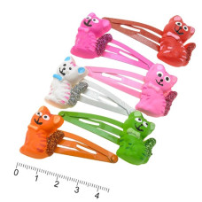 шпилька-"тік-так" дитяча Кішка 4,5см.  SW 70  (000522)  (12)