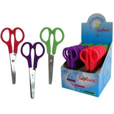 ножиці Барвінок дитячі 12,7см. з лінійкою  5-301  (24/288)