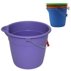 відро з мет. ручкою  8л. кольорове (Магія-пласт)  770404  (25)