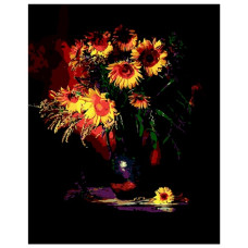 картина за номер. Zibi ART Line 40х50см. "Квіти сонця"  ZB.64137  (20)