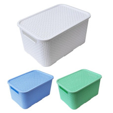 кошик Ротанг 6,0л. 28,5х19,5х14,5см. з кришкою  БП-537  (10)