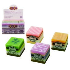 гумка Zibi Cake прямокутна 25х25х24мм.  ZB.5421  (32/768)