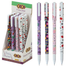 ручка Zibi "пиши-витирай" гелева 0,5мм. синя для дівчаток  ZB.2212-99  (12/432/864)