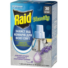 рідина від комарів Raid "Лаванда" для електрофумігатора 22мл. 30 ночей