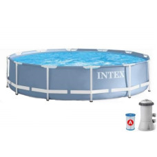 басейн каркасний 366х76см., 6503л., від 6 років, фільтр-насос, в кор.  26712  (1)