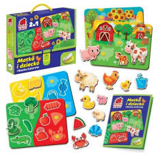 гра з липучками "Де чиє дитинча?" Vladi Toys  VT1310-05