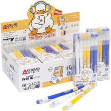 ручка GP-34276 "пиши-витирай" гелева синя 0,38мм.  (12/144/2304)