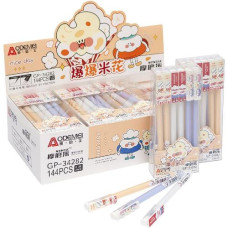 ручка GP-34282 "пиши-витирай" гелева синя 0,38мм.  (12/144/2304)