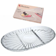 блюдо Elegant овальне 16,5х28см. з роздільниками  54903  (6)