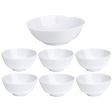набір салатників склокерамічних 7шт. White  О3020/7  (6)