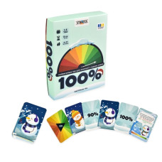 настільна розважальна гра "100%" в кор. 14,2х10,2х2,7см. Strateg  30802