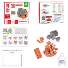 конструктор з міні-цеглинок Blocky "Будиночок" в кор. 14,5х12х4см. Strateg  31014  (20)