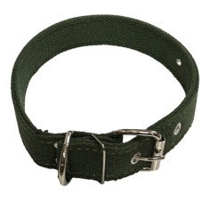 нашийник для тварин х/б 60см.х35мм. на 4 отвори, кільце, двошаровий посилений