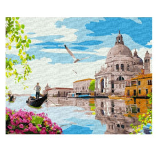 картина за номер. Ідейка 40х50см. "Яскрава Венеція"  КНО3620