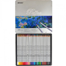 олівці кольор. Marco 7100-24TN 24кол. Raffine металева уп. заточ. (6/36)