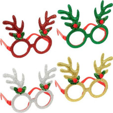 окуляри новорічні "Ріжки" 14х13см.  2522/123461  (12/720)