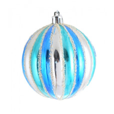 куля ялинкова Yes! Fun  8см. ребриста різнокольорова  972866  (1/6/48)