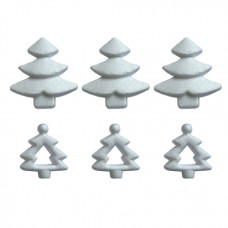пінопластові заготовки Santi "Набір ялинок" 7,5см./10см., 6шт./уп.  743165