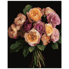 картина за номер. Strateg 40х50см. "Помаранчевий букет"  АН1279