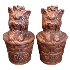 набір для спецій глиняний Собачки 2 предм.  5943