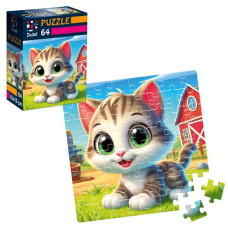 пазли De.Tail  64 ел. "Забавне кошеня"  DT1234-24