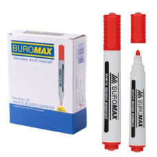 маркер Buromax для магнітних дошок червоний  ВМ.8800-05  (12/144)