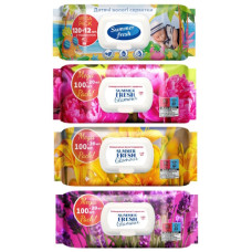 серветки вологі Summer Fresh 120шт.  (10)