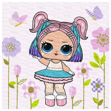 картина за номер. Ідейка 40х40см. "L.O.L. Surprise! Spring Bling CandyQT"  КНО1104