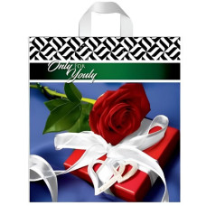 пакет з петлевою ручкою 38х41см. Only For You  (50/500)