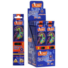 олівці кольор. Умка Фауна  6кол. трикутні, карт. уп., заточ.  ЦК41-21  (24/480)