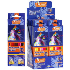 олівці кольор. Умка Фауна 18кол. трикутні, карт. уп., заточ.  ЦК47-21  (12/144)