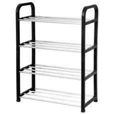 полиця для взуття 4 рівні (метал + пластик) 40х19х56см., до 8 пар взуття  EF-4852-4