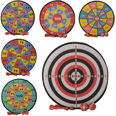 дартс на липучці 28см., 2 дротики, 2 м'ячики, в кул. 28х28х3см.  М 1085  (120)