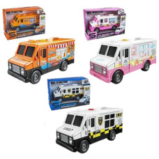 машинка інерц. 15см., звук, світло, гум. кол., на батар. в кор. 18х12х8,5см.  JS227A-27-27B  (36)