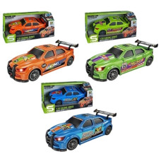 машинка інерц. 19см., муз., звук, світло, гум. кол., на батар. в кор. 24х12х11см.  JS167A-7B-67 (24)