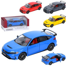 машина Kinsmart мет. HONDA CIVIC TYPE R, відч. двері, гум. кол., в кор. 16х7х7,5см.  KT 5472 W  (24)