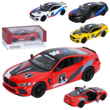машина Kinsmart мет. BMW M8, відч. двері, гум. кол., в кор. 16х7х7,5см.  KT 5425 WF  (24)
