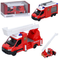 машина Kinsmart мет. SPRINTER FIREFIGHTER, відч. двері, гум. кол., в кор. 16х7х7,5см. KT 5478 W (24)