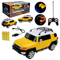 машина р/к Powermotors Toyota FJ Cruiser, акум., світло, в кор. 26,5х14х10,5см.  РМ2407 YELLOW  (24)