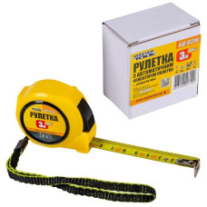 рулетка Master Tool 3м.х16мм. з автоматичним фіксатором полотна  68-0316