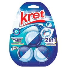 очищуючі кубики для бачка унитазу Kret 3шт.х50гр.