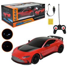 машина р/к Powermotors Aston Martin 2022 V12 Vantage, акум., світло, в кор. 27х14х11см.  РМ2412 (24)